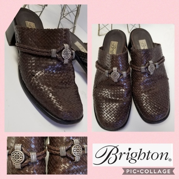 Brighton Woven Leather Loafers - Picture 1 of 8